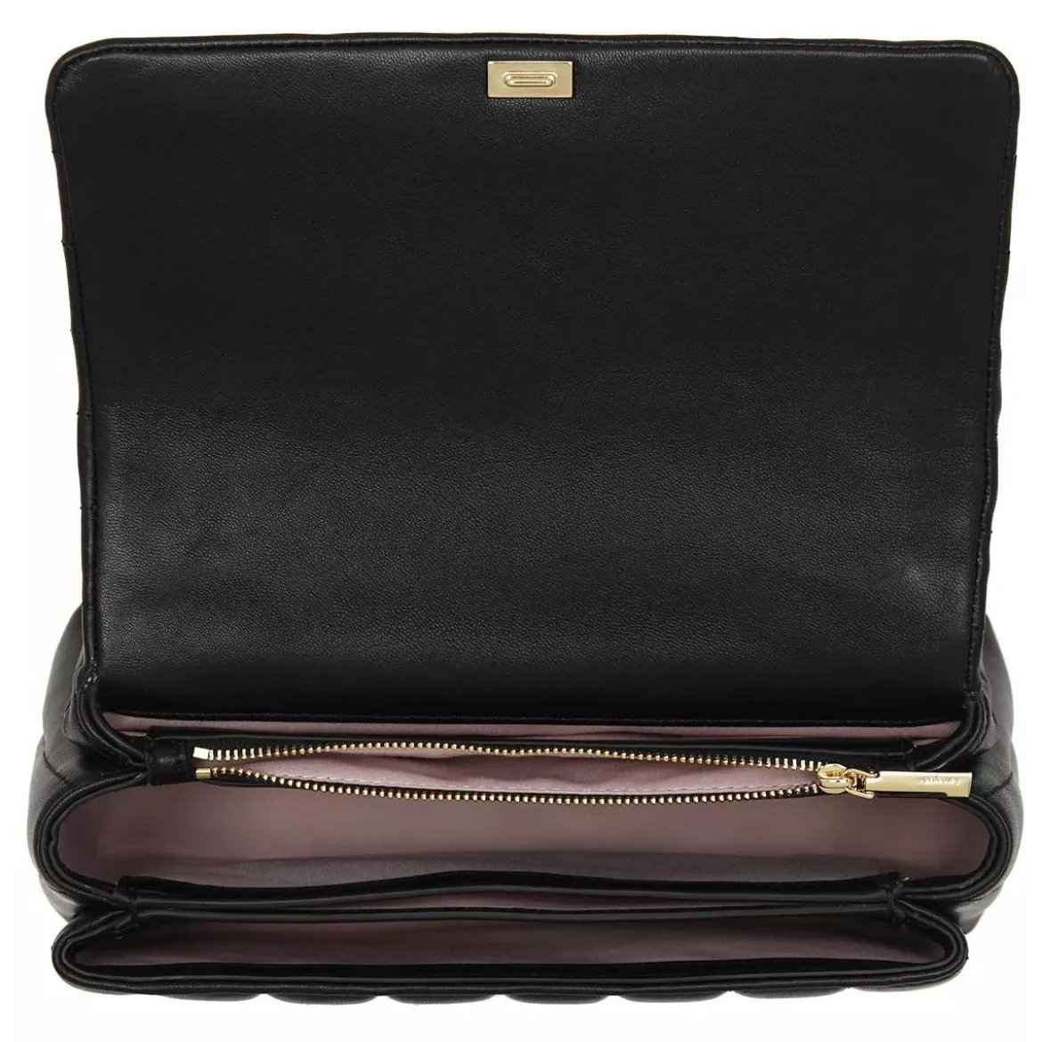 Kate Spade New York Carlyle Quilted Medium Shoulder Bag Black Messenger Bag