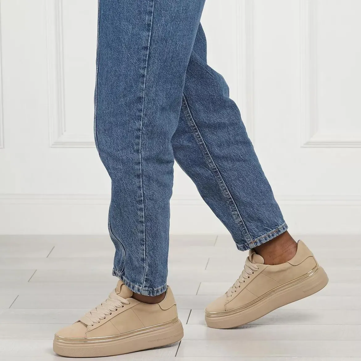 Kennel & Schmenger Elan Sneakers Leather Mohair Smo-Gold Low-Top-Sneaker