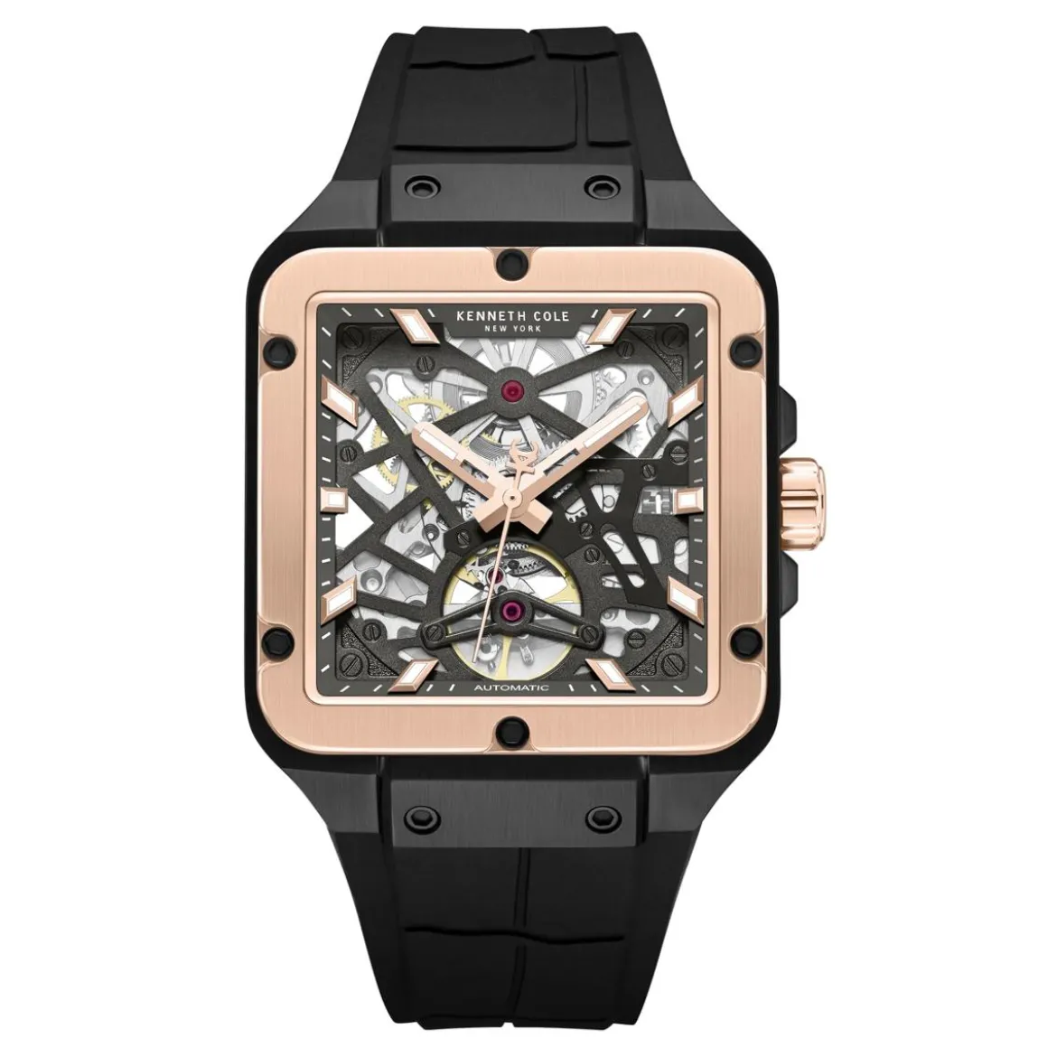 Kenneth Cole Automatikuhr Arlington schwarz Automatikuhr