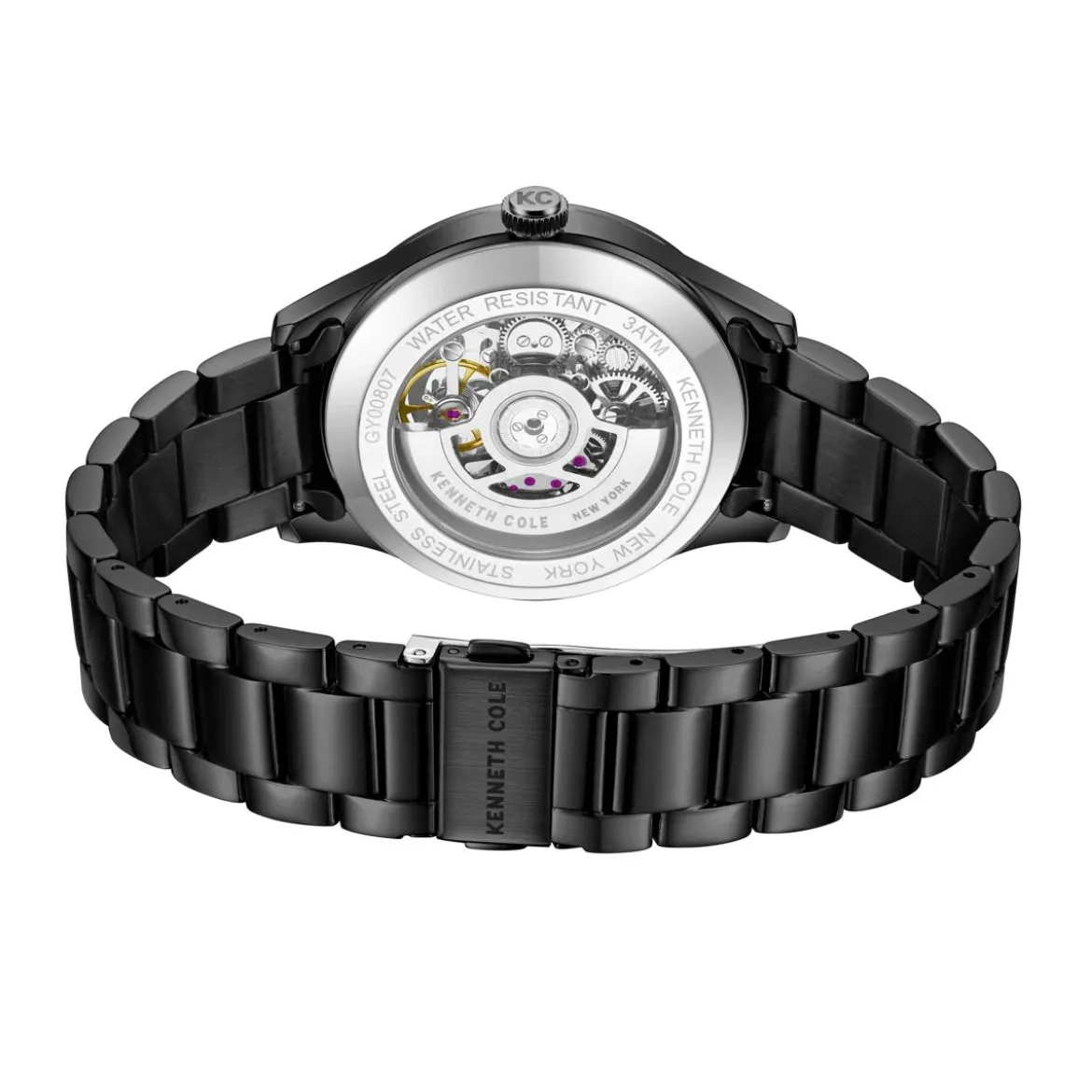 Kenneth Cole Automatikuhr Ashton schwarz Automatikuhr