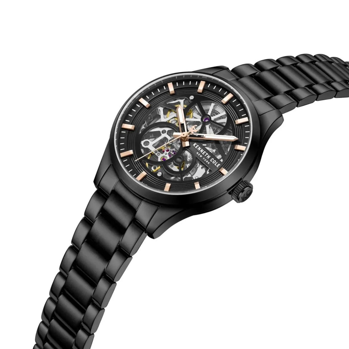 Kenneth Cole Automatikuhr Ashton schwarz Automatikuhr