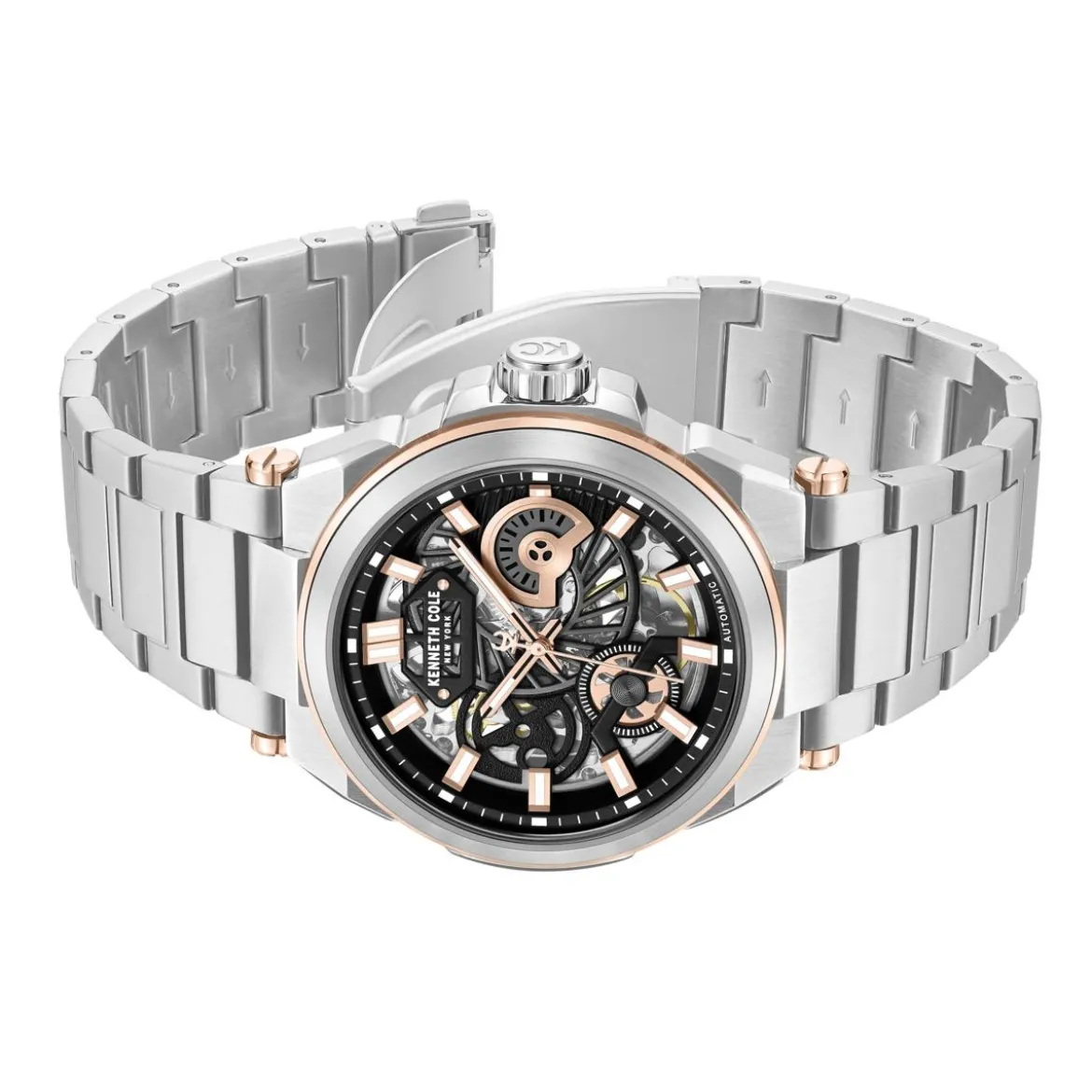 Kenneth Cole Automatikuhr Barclay silber Automatikuhr