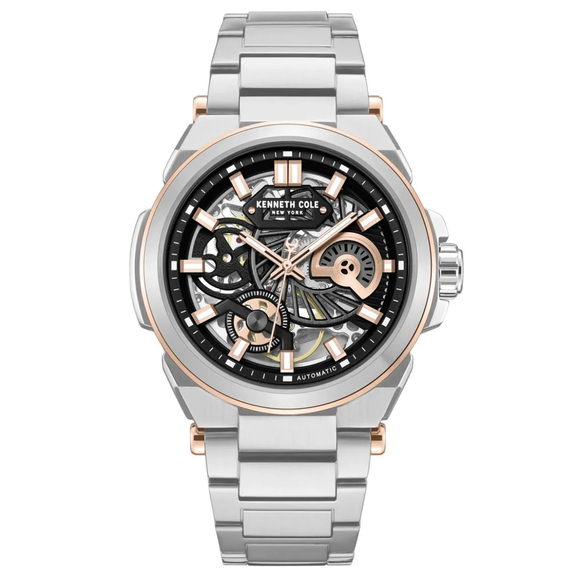 Kenneth Cole Automatikuhr Barclay silber Automatikuhr
