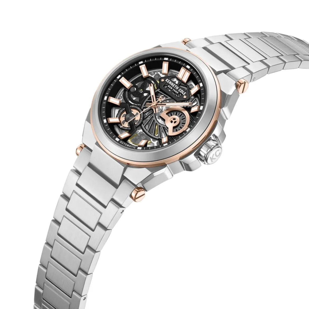 Kenneth Cole Automatikuhr Barclay silber Automatikuhr