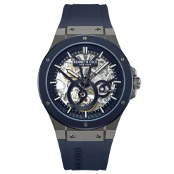 Kenneth Cole Automatikuhr Grove blau Automatikuhr