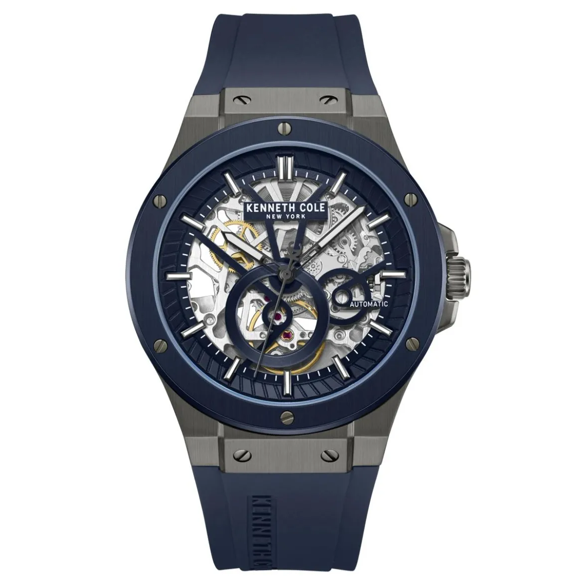 Kenneth Cole Automatikuhr Grove blau Automatikuhr