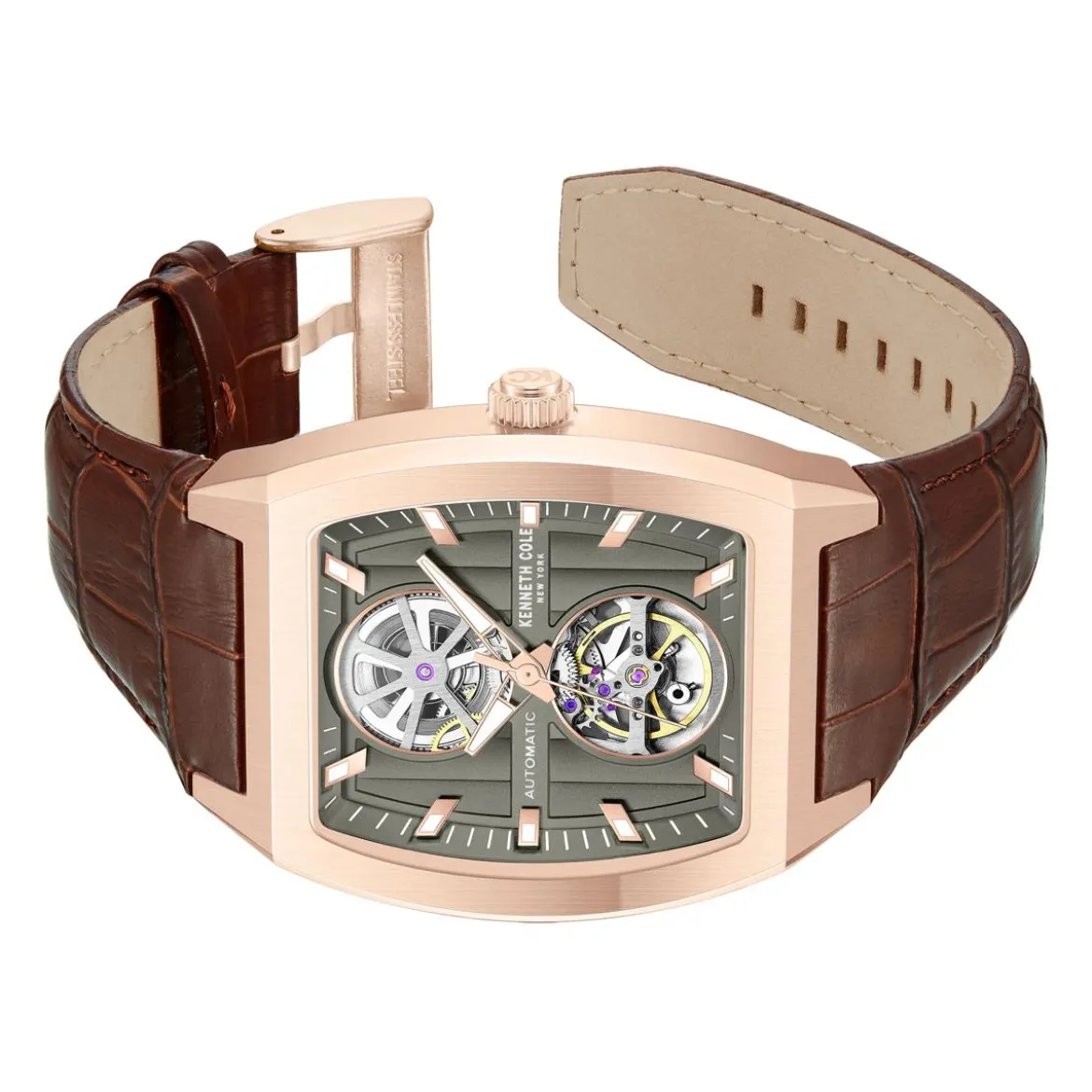 Kenneth Cole Automatikuhr Milford braun Automatikuhr