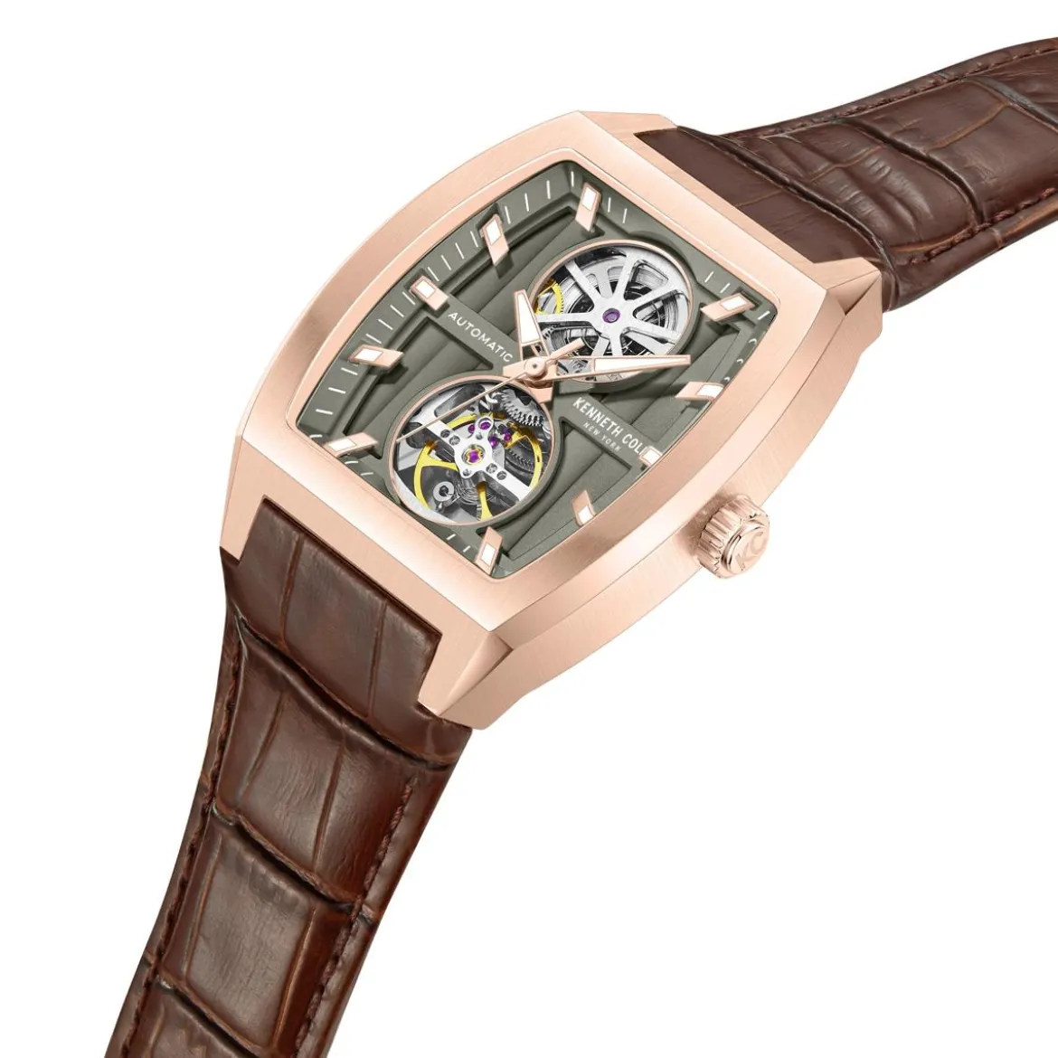 Kenneth Cole Automatikuhr Milford braun Automatikuhr