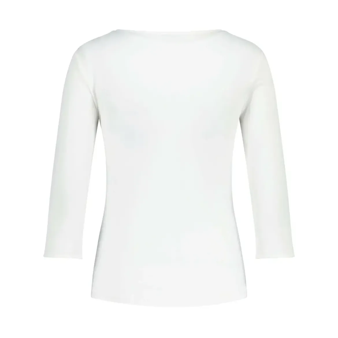 Kimmich Trikot Shirt aus Jersey mit 3/4-Ärmel weiß 3/4-Arm-Shirt