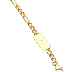 Kuzzoi Halskette Herren Ketten Set Figaro Venezia 925 Silber gold Mittellange Halskette