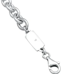 Kuzzoi Halskette Rundanker Modern Elegant Unisex 925 Silber Mittellange Halskette