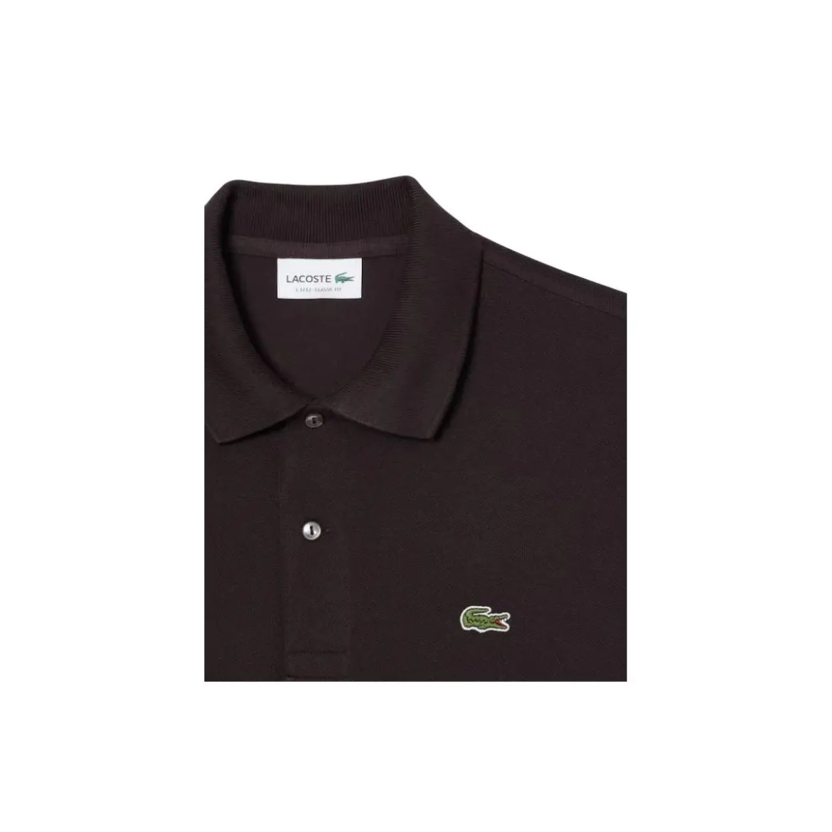 Lacoste Cotton Pique Classic Fit Polo Shirt Black Poloshirt