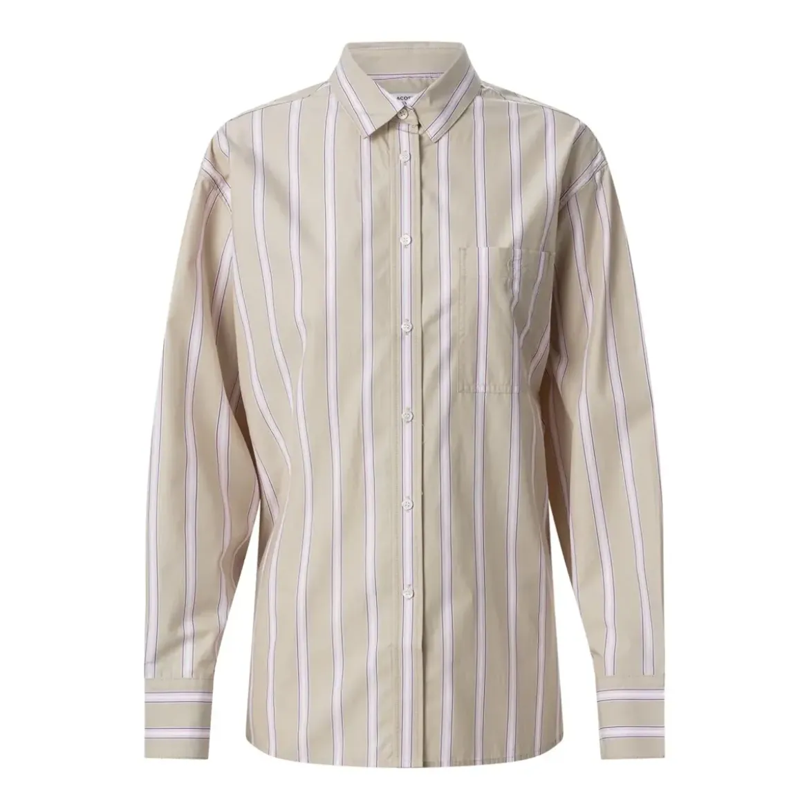 Lacoste Gestreifte Hemdbluse mehrfarbig Bluse