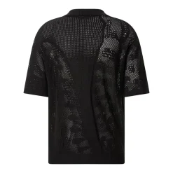 Lacoste Kurzarm-Hemd mit Logo braun Hemd