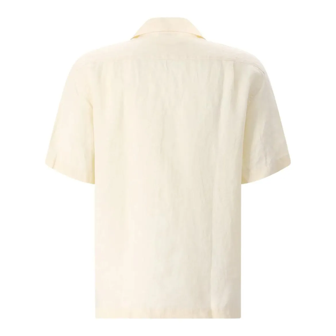 Lacoste Relaxed-Fit Hemd aus Leinen weiß Hemd