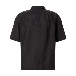 Lacoste Relaxed-Fit Hemd aus Leinen weiß Hemd
