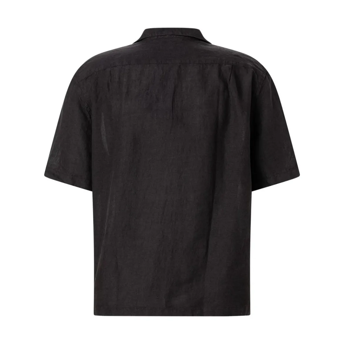 Lacoste Relaxed-Fit Hemd aus Leinen weiß Hemd