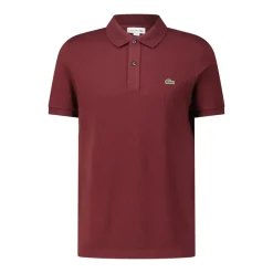 Lacoste Slim-Fit Polo-Shirt aus Baumwolle Dunkelrot Poloshirt