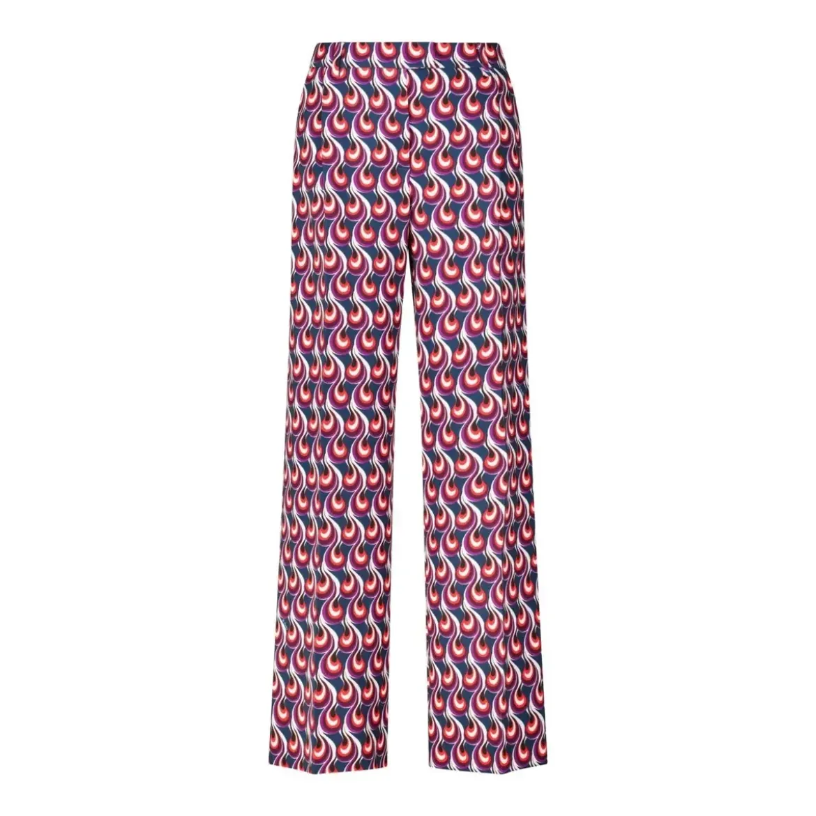 LaDoubleJ Hose mit Swirly Muster Blau Hose