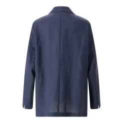 Lardini Blazer aus Leinen blau Blazer