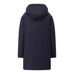 Lardini Daunenjacke mit Wolle & Kaschmir blau Daunenmantel