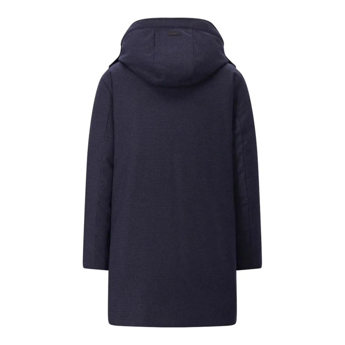 Lardini Daunenjacke mit Wolle & Kaschmir blau Daunenmantel