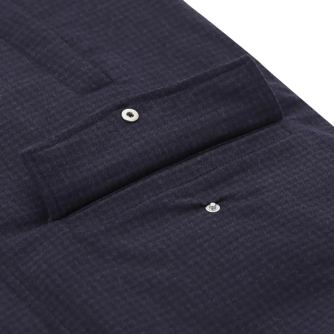 Lardini Daunenjacke mit Wolle & Kaschmir blau Daunenmantel