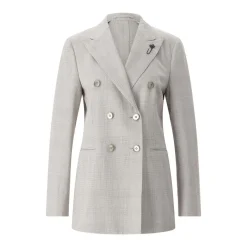 Lardini Karierter Blazer grau Blazer