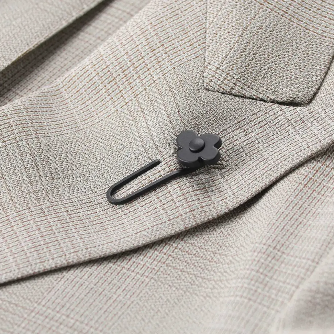 Lardini Karierter Blazer grau Blazer