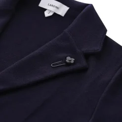 Lardini Sakko aus Schurwolle schwarz Anzugjacke