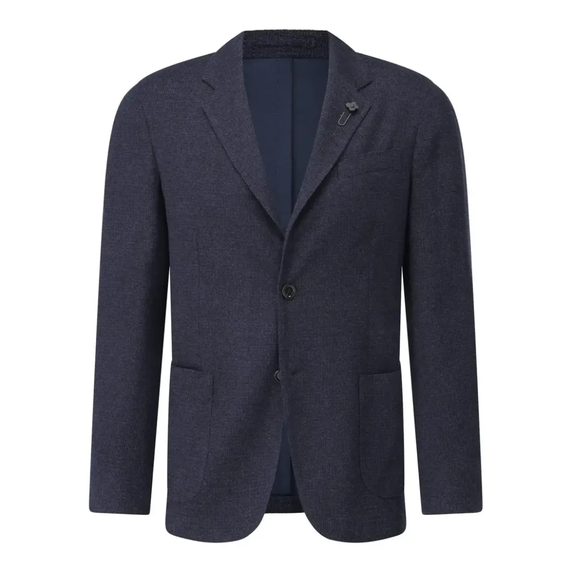 Lardini Slim-Fit Sakko in Tweed-Optik beige Blazer