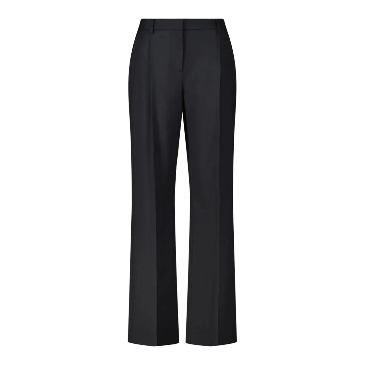 Lardini Straight-Fit Stoffhose schwarz Hosenanzug