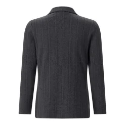 Lardini Stricksakko aus Schurwolle grau Anzugjacke