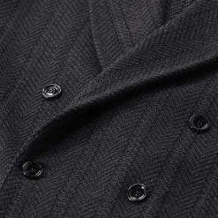Lardini Stricksakko aus Schurwolle grau Anzugjacke