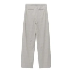 Lardini Weite Stoffhose aus Schurwollmix grau Stoffhose