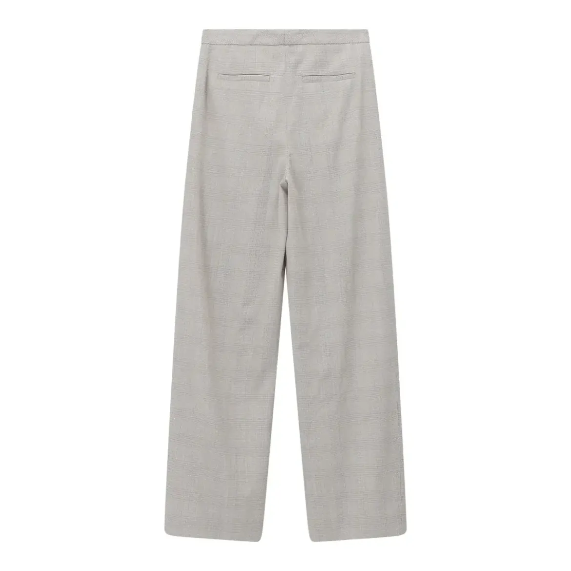 Lardini Weite Stoffhose aus Schurwollmix grau Stoffhose