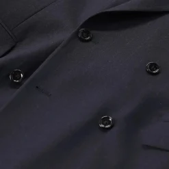 Lardini Zweiteiliger Anzug aus Schurwolle & Kaschmir schwarz Hosenanzug