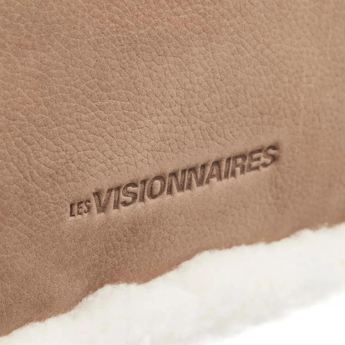LES VISIONNAIRES Lola Teddy Hazelnut Crossbody Bag