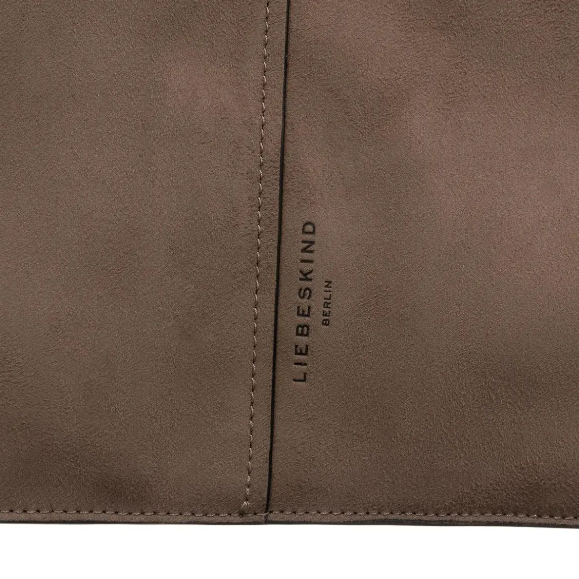 Liebeskind Berlin Amy Suede Vegan Neutral Grey Tote
