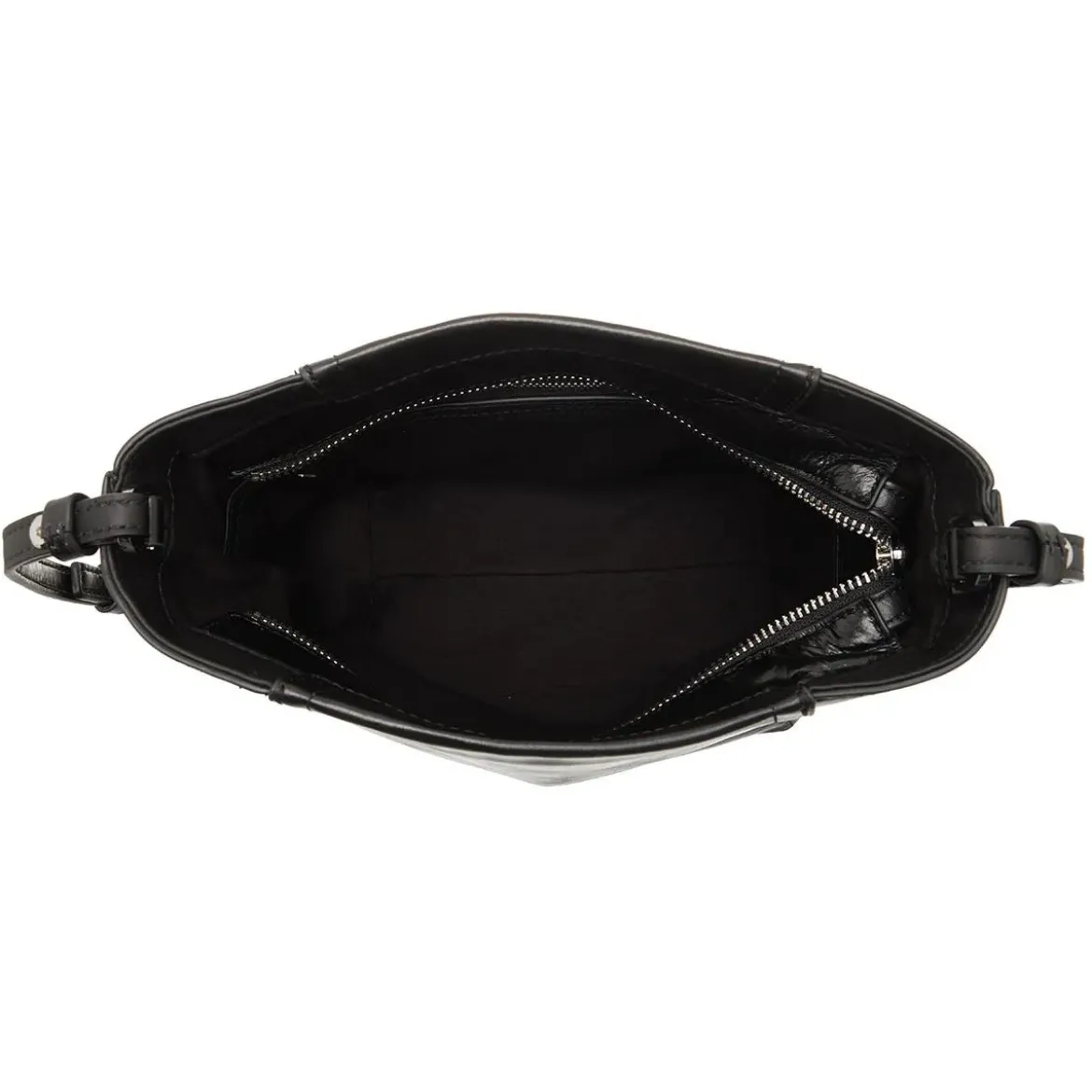 Liebeskind Berlin Chudy Paper Touch Crinkle Black Tote