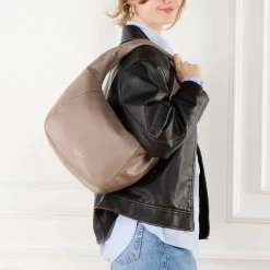 Liebeskind Berlin Farrah Vintage Goat Neutral Grey Schultertasche