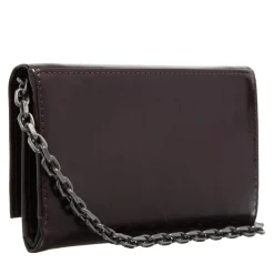 Liebeskind Berlin Malia Wallet L Lack Distressed Burgundy Wallet On A Chain