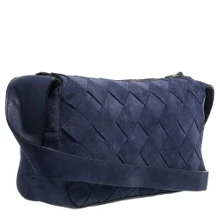 Liebeskind Berlin Sky Ii Woven Promo Suede + Tokyo Sheep Peacoat Crossbody Bag