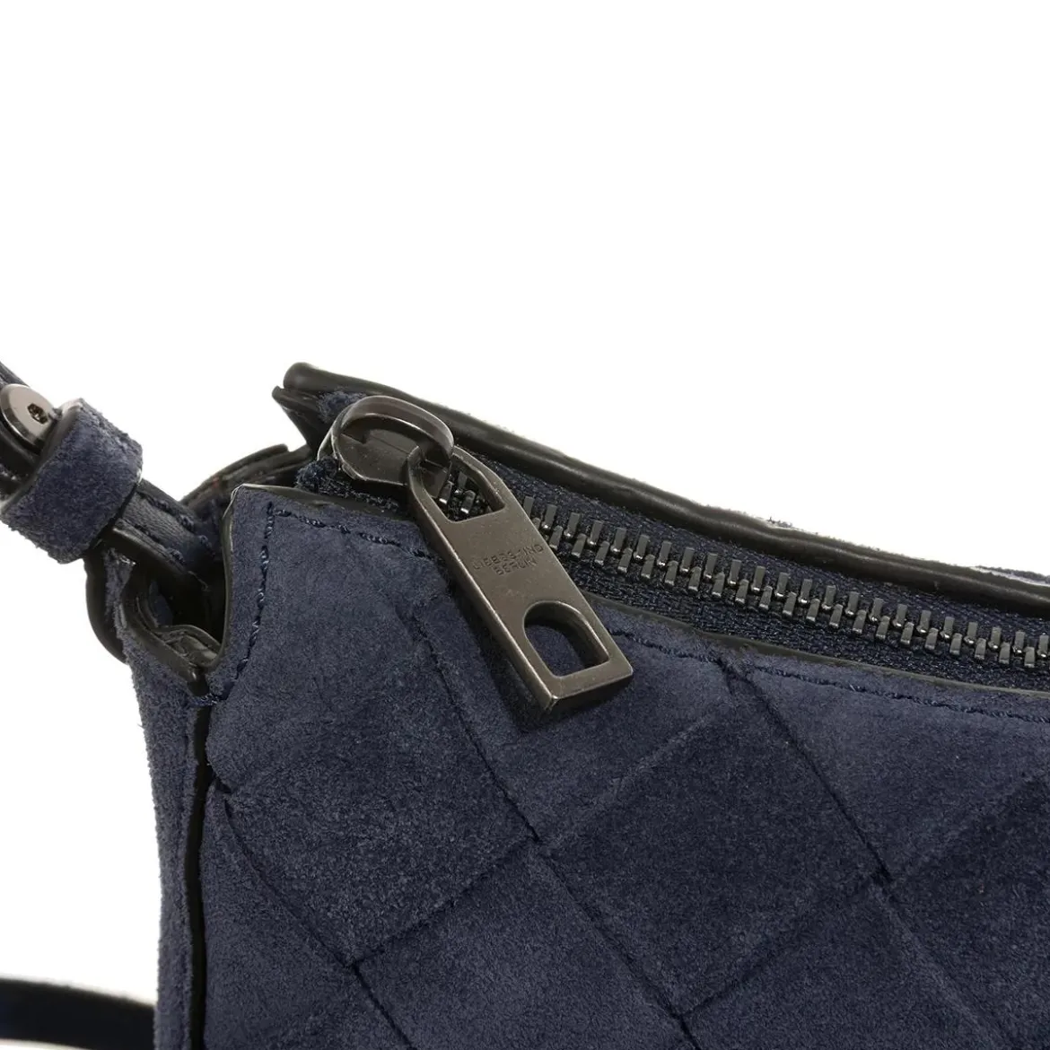 Liebeskind Berlin Sky Ii Woven Promo Suede + Tokyo Sheep Peacoat Crossbody Bag