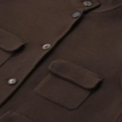 Lis Lareida Jacke aus Woll-Mix braun Übergangsjacke
