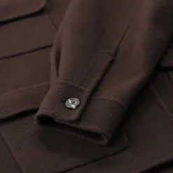 Lis Lareida Jacke aus Woll-Mix braun Übergangsjacke