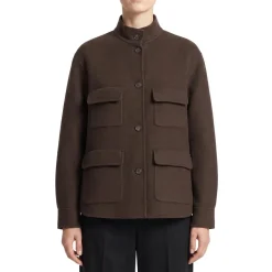 Lis Lareida Jacke aus Woll-Mix braun Übergangsjacke