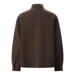 Lis Lareida Jacke aus Woll-Mix braun Übergangsjacke