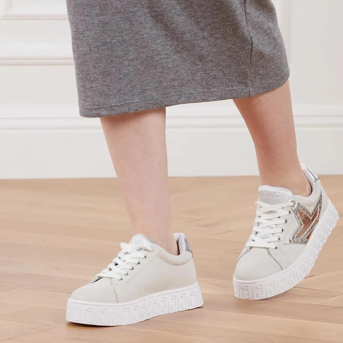 LIU JO Lovely Off White Low-Top-Sneaker
