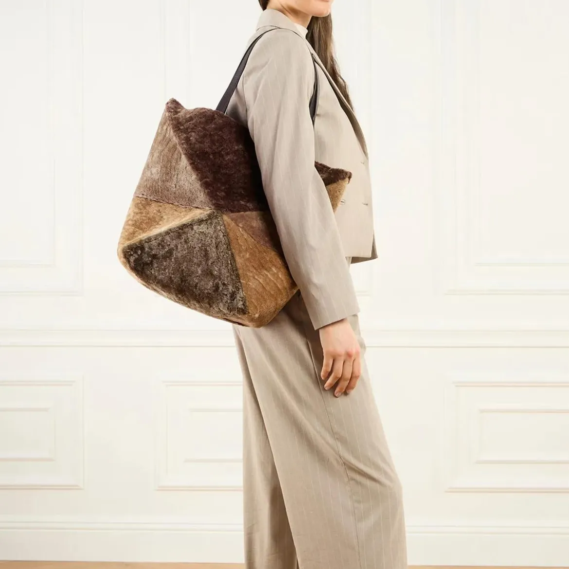 Loewe Puzzle Fold Tote Large Multicolour Tote